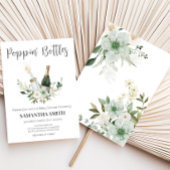 Poppin' Babyflaschen Babydusche Einladung