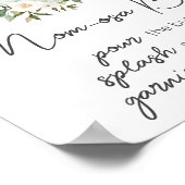 Poppin' Babyflaschen Kinderdusche Mama Osa Bar Poster (Ecke)