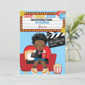 Poppin Birthday 2 Einladungskarte Einladung (Stehend Vorderseite)