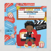 Poppin Birthday 2 Einladungskarte Einladung (Vorne/Hinten)