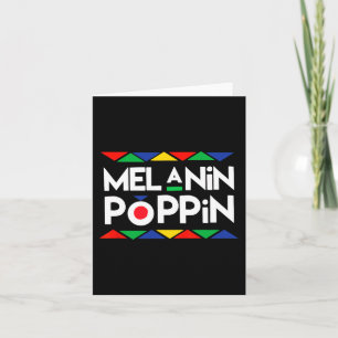 Poppin Black History gibt afrikanische schwarze Ge Karte