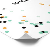 Poppin' Bottles Baby Shower Welcome Sign Poster (Ecke)