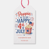Poppin By 4th of July Geschäft Geschenkanhänger (Vorderseite)