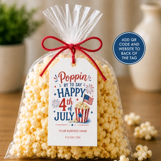 Poppin By 4th of July Geschäft Geschenkanhänger