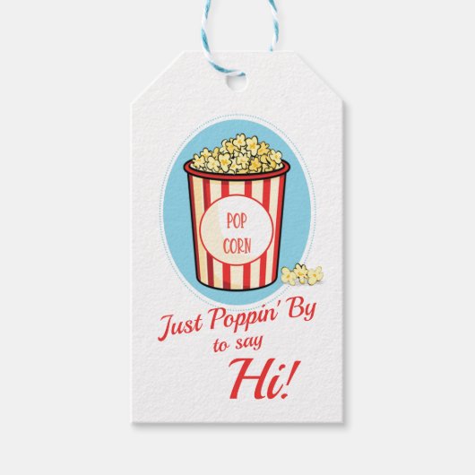 Poppin' by geschenkanhänger (Vorderseite)