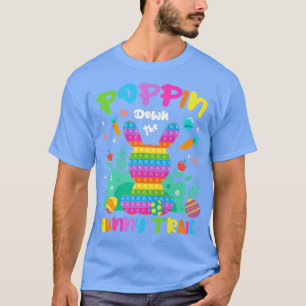 Poppin Down the Bunny Trail Niedliches Kaninchen P T-Shirt
