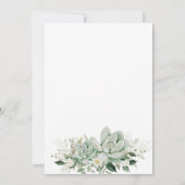 Poppin' Flaschen Babydusche Einladung (Rückseite)