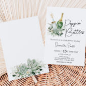 Poppin' Flaschen Babydusche Einladung