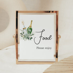 Poppin' Flaschen Babydusche Poster