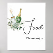 Poppin' Flaschen Babydusche Poster (Vorne)