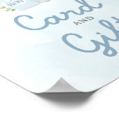 Poppin Flaschen Boy Baby Showkarten und Geschenke Poster (Ecke)