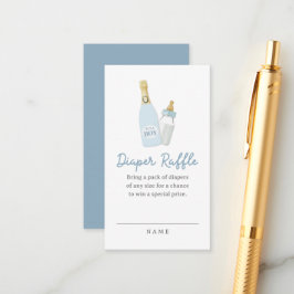 Poppin Flaschen Boy Blue Baby Dusche Windelwanne W Begleitkarte