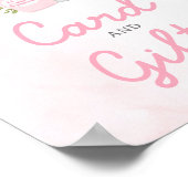 Poppin Flaschen Girl-Babyduschkarten und Geschenke Poster (Ecke)