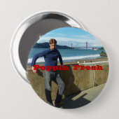 Poppin frisch button (Vorne & Hinten)