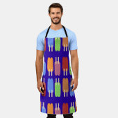 Poppin Gefrorene Pop Niedlich Frostige Leckereien Schürze (Getragen)