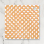 Poppin Halloween Pop It Pumpkin Orange Geschenkanhänger (Rückseite)