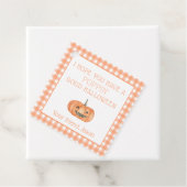 Poppin Halloween Pumpkin Orange Kids Geschenkanhänger (Beispiel)