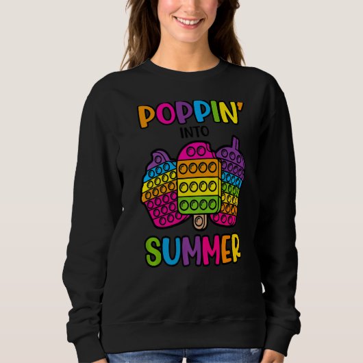 Poppin' in Summer Fidget Pop Ice Creme Sweatshirt (Vorderseite)