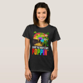 Poppin' Leprechaun & Pop It Rainbow Saint Patricks T-Shirt (Vorne ganz)