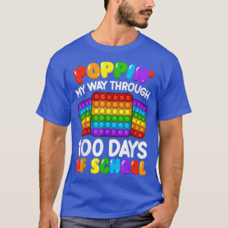 Poppin Mein Weg durch 100 Tage sonnigen 100.  T-Shirt