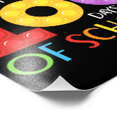 Poppin meinen Weg durch 100 Schultage Fotodruck (Ecke)