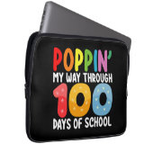 Poppin meinen Weg durch 100 Schultage Laptopschutzhülle (Vorne Rechts)