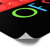 Poppin meinen Weg durch 100 Schultage Poster (Ecke)