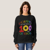 Poppin meinen Weg durch 100 Schultage Sweatshirt (Vorne ganz)