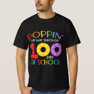 Poppin meinen Weg durch 100 Schultage T-Shirt