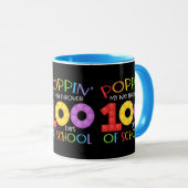 Poppin meinen Weg durch 100 Schultage Tasse (VorderseiteRechts)