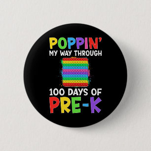 Poppin meinen Weg durch 100 Tage der Schule Pre-k Button