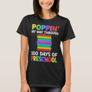 Poppin meinen Weg durch 100 Tage der Vorschule Jun T-Shirt