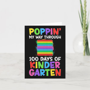 Poppin meinen Weg durch 100 Tage Kindergarten stu Karte