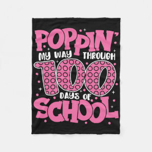Poppin meinen Weg durch 100 Tage Schulkinder 100 t Fleecedecke