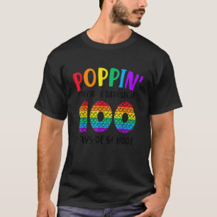 Poppin meinen Weg durch 100 Tage Schulkinder 100 t T-Shirt