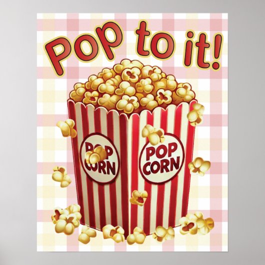 Poppin 'mit Stil - "Los geht's!" Poster (Vorne)