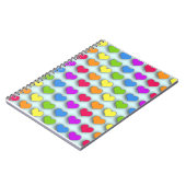 Poppin Retro Hearts Notizblock (Linke Seite)