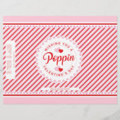 Poppin Valentine's Day Popcorn Bag Wrapper Flyer (Vorne)