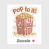 Poppin' with Style - "Pop dazu!" Aufkleber (Blatt)