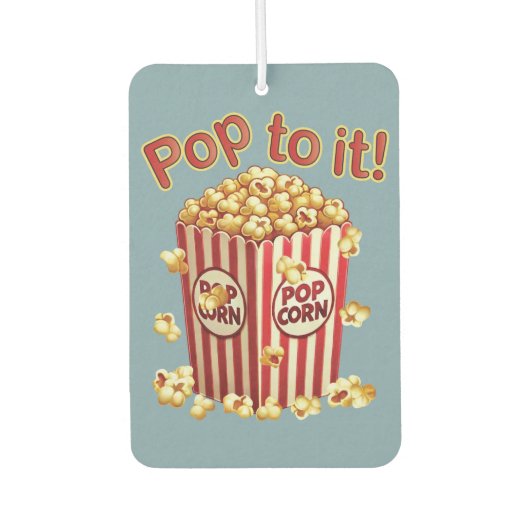 Poppin' with Style - "Pop dazu!" Autolufterfrischer (Vorderseite)