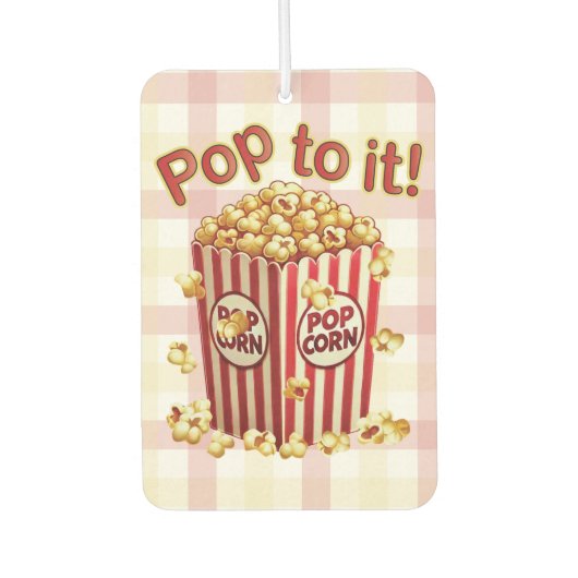 Poppin' with Style - "Pop dazu!" Autolufterfrischer (Vorderseite)