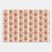 Poppin' with Style - "Pop dazu!" Geschenkpapier Set (Vorderseite)