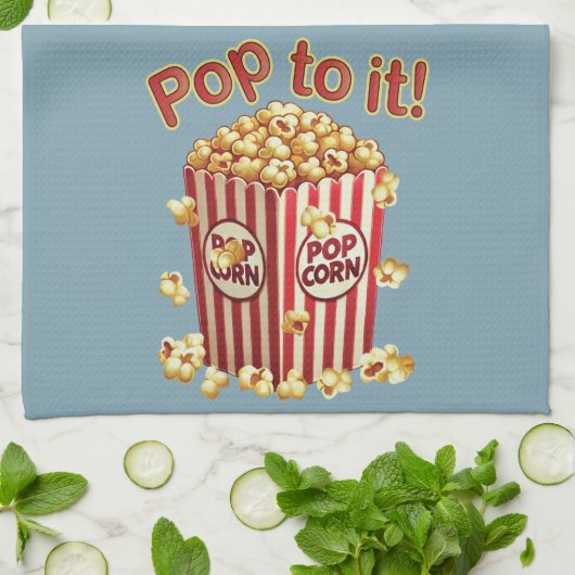 Poppin' with Style - "Pop dazu!" Geschirrtuch (Gefaltet)