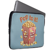 Poppin' with Style - "Pop dazu!" Laptopschutzhülle (Vorne Rechts)