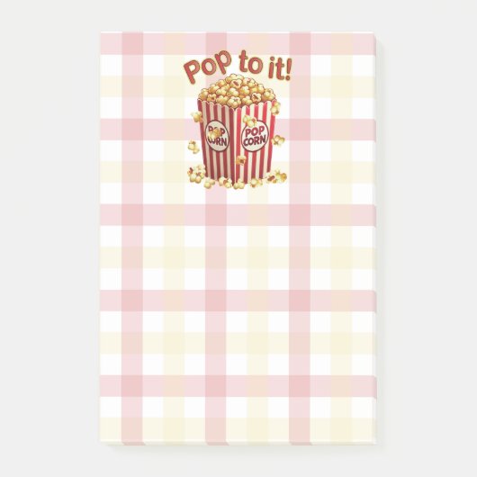 Poppin' with Style - "Pop dazu!" Post-it Klebezettel (Vorderseite)