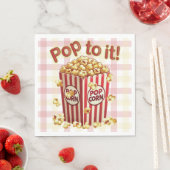 Poppin' with Style - "Pop dazu!" Serviette (Beispiel)