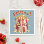 Poppin' with Style - "Pop dazu!" Serviette (Beispiel)