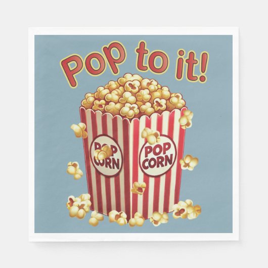 Poppin' with Style - "Pop dazu!" Serviette (Vorderseite)