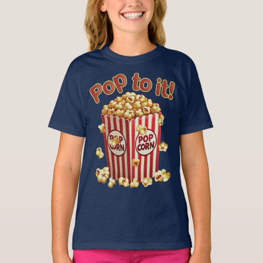 Poppin' with Style - "Pop dazu!" T-Shirt (Vorderseite)