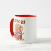 Poppin' with Style - "Pop dazu!" Tasse (Vorderseite Links)